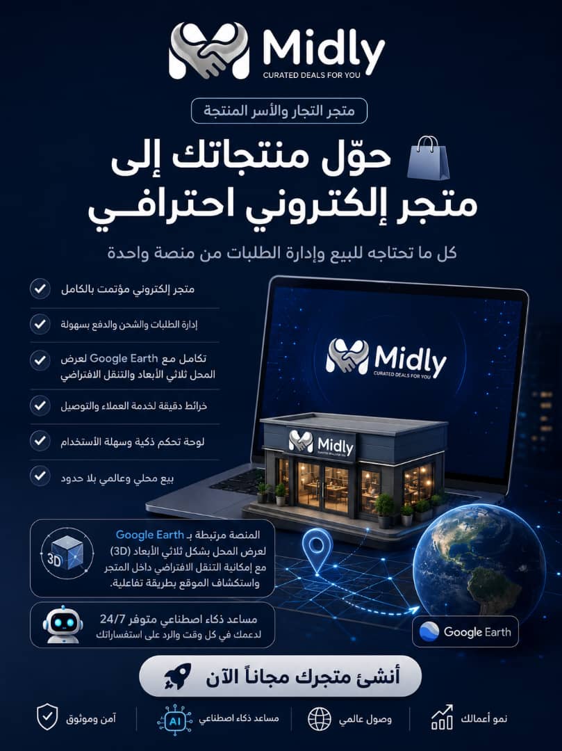 مميزات المتجر - لوحة التحكم
